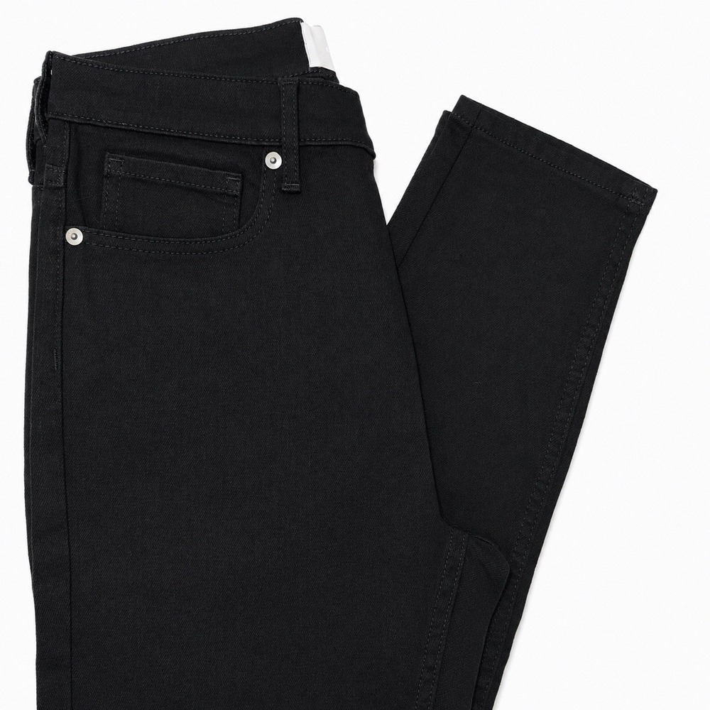 Everlane High Rise Skinny Jeans Womens 28 Regular Black Stretch Denim NWOT